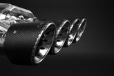 Capristo Chevrolet Corvette (C7) Stingray/Z06 - Valved Exhaust with Post Cat Spare Pipes - Carbon Fiber Tips (CES3)